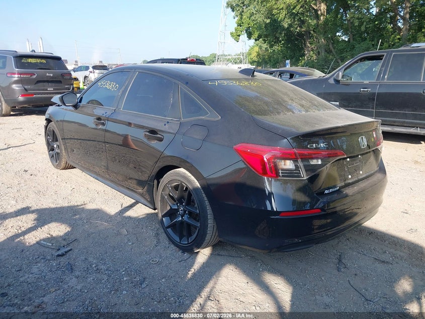 2023 Honda Civic VIN 2HGFE2F50PH523472 IAAI salvage auction — FRONT END, Salvage (Indiana), sold $5,300 on 2026-08-26 (photo 3)