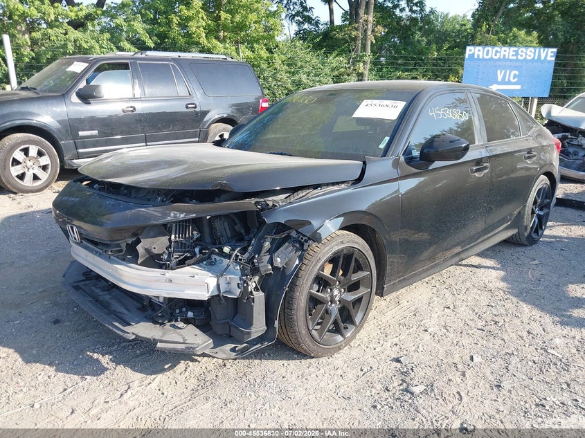 2023 Honda Civic VIN 2HGFE2F50PH523472 IAAI salvage auction — FRONT END, Salvage (Indiana), sold $5,300 on 2026-08-26 (photo 6)