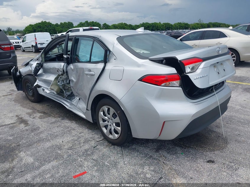2024 Toyota Corolla VIN 5YFB4MDE3RP189188 IAAI salvage auction — SIDE, Certificate Of Destruction (Florida), sold $2,025 on 2026-07-16 (photo 3)