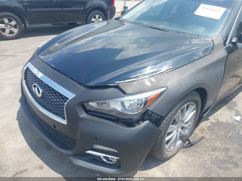 2015 Infiniti Q50 VIN JN1BV7AR8FM409139 IAAI salvage auction — NORMAL WEAR, Clear (Georgia), sold $1,025 on 2026-07-29 (photo 6)