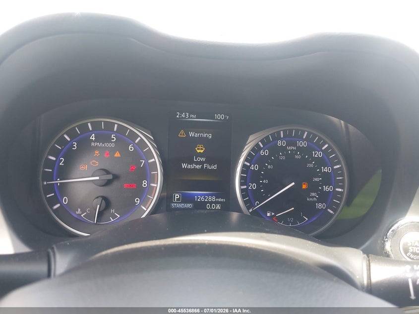 2015 Infiniti Q50 VIN JN1BV7AR8FM409139 IAAI salvage auction — NORMAL WEAR, Clear (Georgia), sold $1,025 on 2026-07-29 (photo 7)