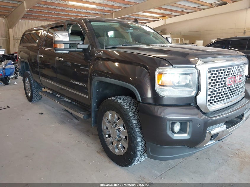 2015 Gmc VIN 1GT120E89FF507563 IAAI salvage auction — LEFT FRONT, Salvage (Tennessee), sold $12,900 on 2026-07-19 (photo 1)
