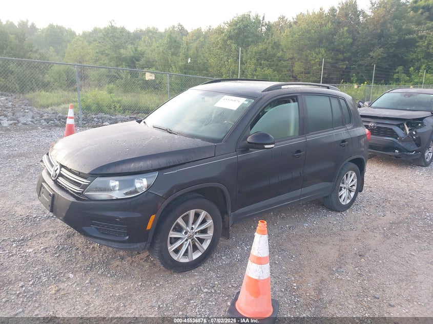 2015 Volkswagen Tiguan VIN WVGAV7AX1FW567166 IAAI salvage auction — FRONT END, Salvage (Alabama), sold $1,550 on 2026-08-03 (photo 2)