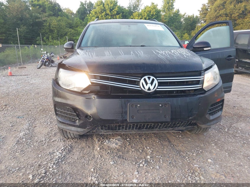 2015 Volkswagen Tiguan VIN WVGAV7AX1FW567166 IAAI salvage auction — FRONT END, Salvage (Alabama), sold $1,550 on 2026-08-03 (photo 6)
