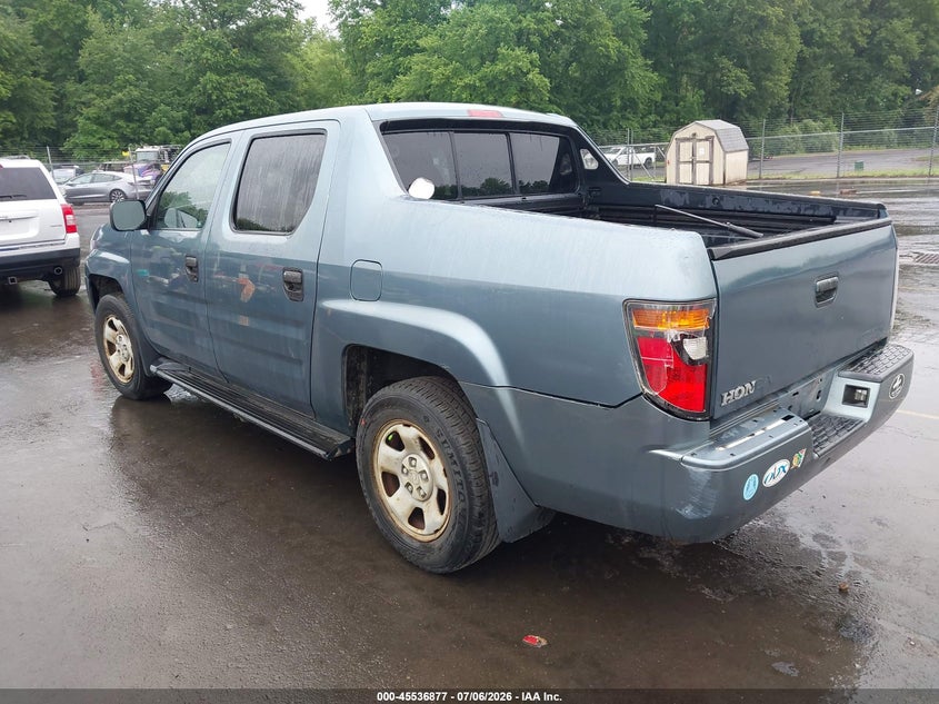 2006 Honda Ridgeline VIN 2HJYK162X6H556764 IAAI salvage auction — NORMAL WEAR, Clear (Connecticut), sold $450 on 2026-07-23 (photo 3)