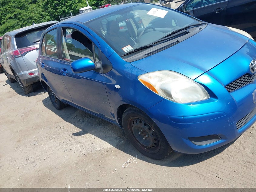 2010 Toyota Yaris VIN JTDKT4K37A5296833 IAAI salvage auction — NORMAL WEAR, Clear (Massachusetts), sold $1,200 on 2026-07-14 (photo 1)