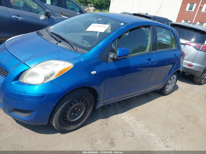 2010 Toyota Yaris VIN JTDKT4K37A5296833 IAAI salvage auction — NORMAL WEAR, Clear (Massachusetts), sold $1,200 on 2026-07-14 (photo 2)