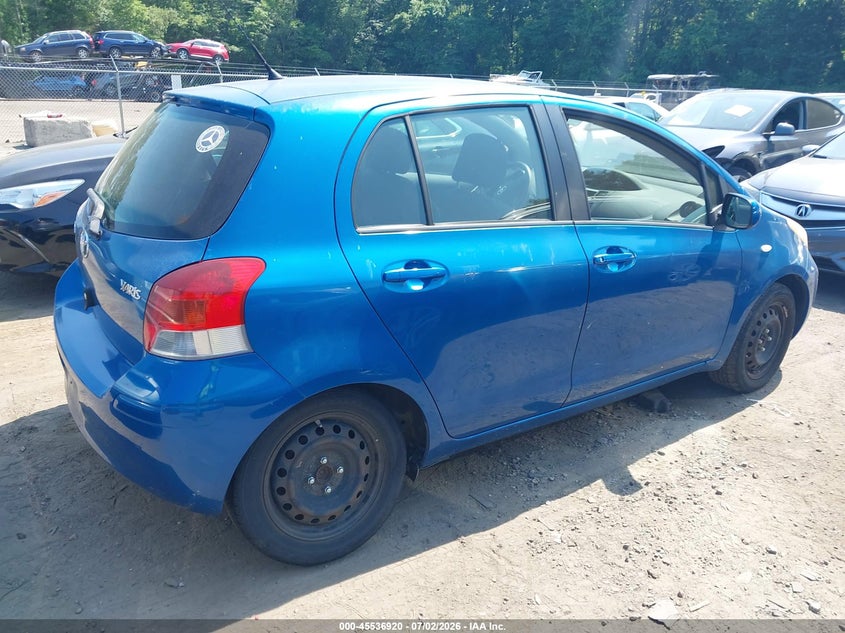 2010 Toyota Yaris VIN JTDKT4K37A5296833 IAAI salvage auction — NORMAL WEAR, Clear (Massachusetts), sold $1,200 on 2026-07-14 (photo 4)