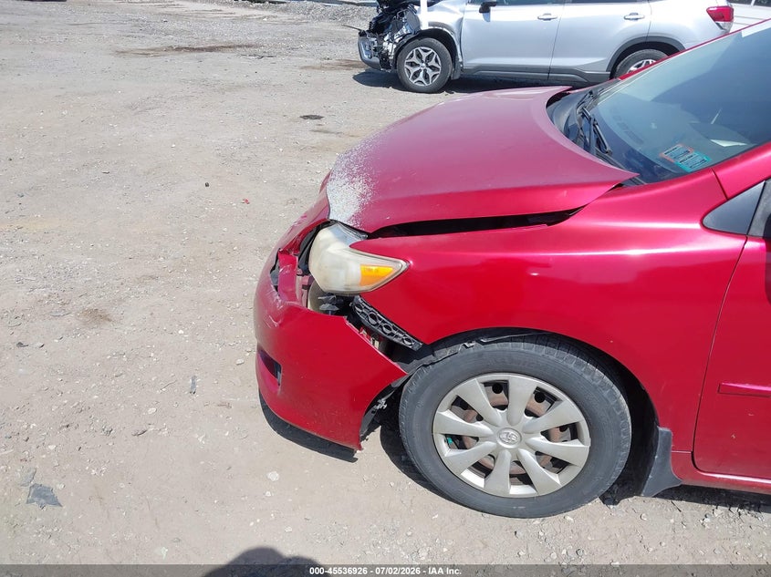 2009 Toyota Corolla VIN JTDBL40E09J008352 IAAI salvage auction — FRONT END, Salvage (Pennsylvania), sold $1,600 on 2026-07-19 (photo 6)