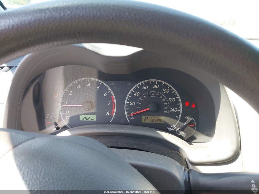 2009 Toyota Corolla VIN JTDBL40E09J008352 IAAI salvage auction — FRONT END, Salvage (Pennsylvania), sold $1,600 on 2026-07-19 (photo 7)