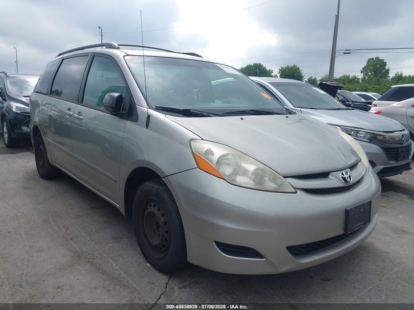 2008 Toyota Sienna VIN 5TDZK23C38S211317 IAAI salvage auction — NORMAL WEAR, Original (Ohio), sold $150 on 2026-07-21 (photo 1)