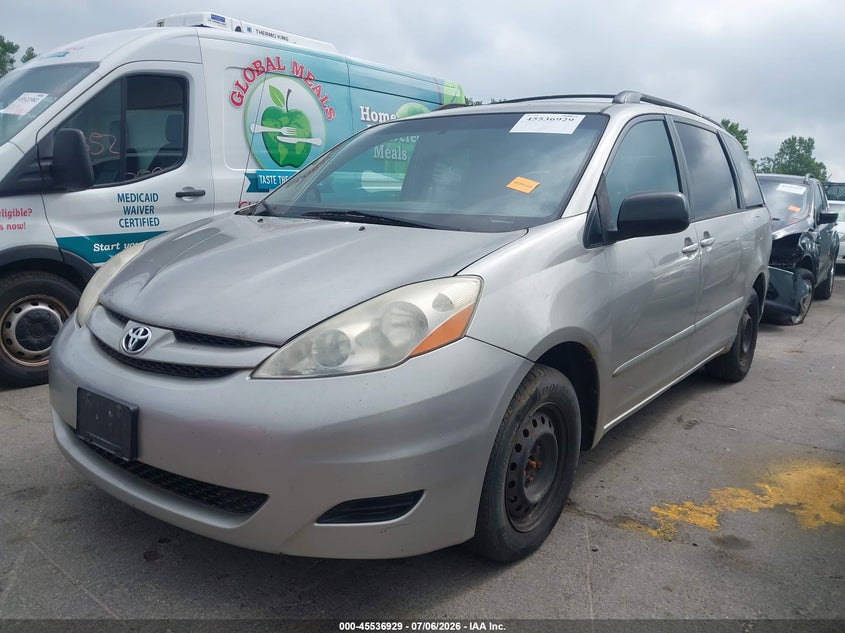2008 Toyota Sienna VIN 5TDZK23C38S211317 IAAI salvage auction — NORMAL WEAR, Original (Ohio), sold $150 on 2026-07-21 (photo 2)