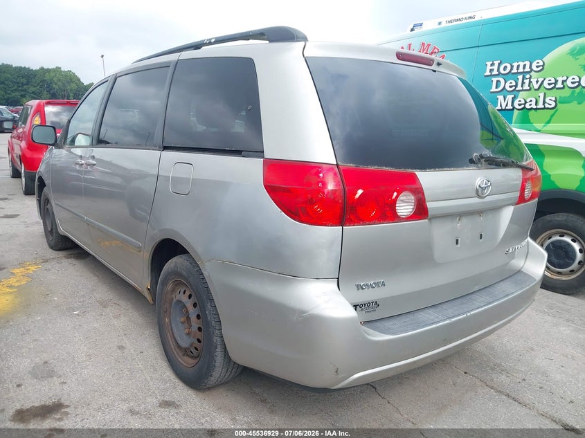 2008 Toyota Sienna VIN 5TDZK23C38S211317 IAAI salvage auction — NORMAL WEAR, Original (Ohio), sold $150 on 2026-07-21 (photo 3)