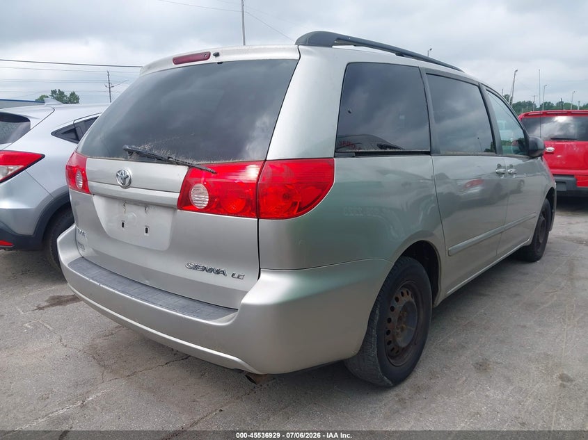 2008 Toyota Sienna VIN 5TDZK23C38S211317 IAAI salvage auction — NORMAL WEAR, Original (Ohio), sold $150 on 2026-07-21 (photo 4)