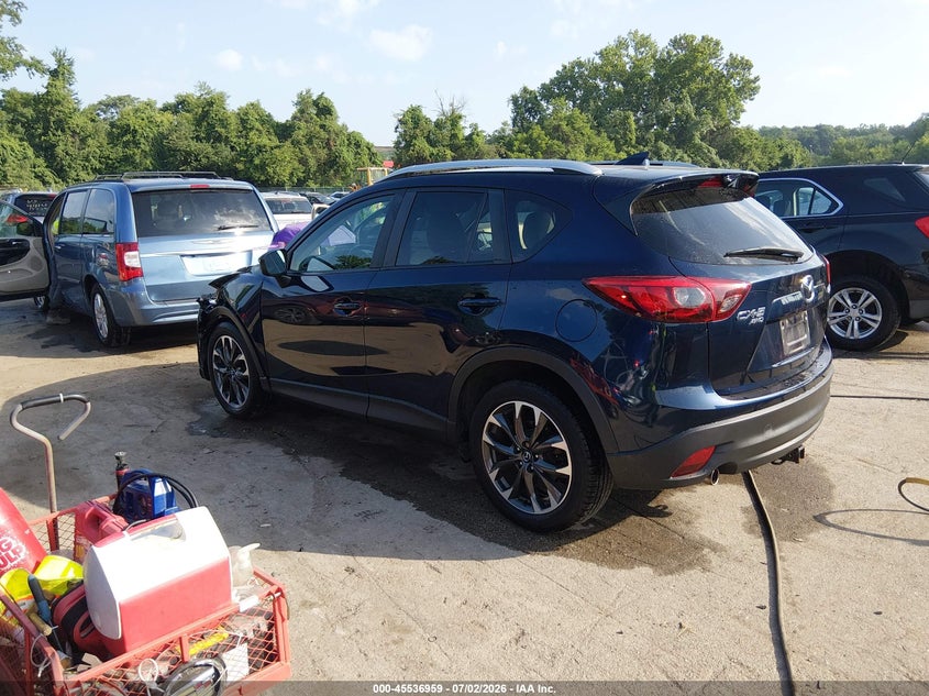 2016 Mazda Cx-5 VIN JM3KE4DY9G0908692 IAAI salvage auction — SIDE, Salvage - 75% Or Less (Maryland), sold $5,500 on 2026-07-29 (photo 3)