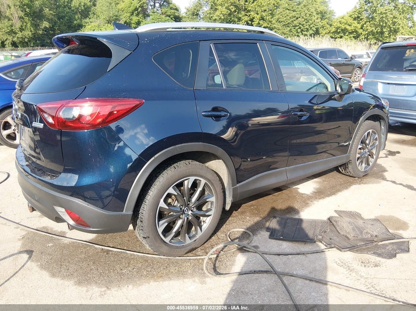 2016 Mazda Cx-5 VIN JM3KE4DY9G0908692 IAAI salvage auction — LEFT SIDE, Salvage - 75% Or Less (Maryland), sold $3,850 on 2026-07-29 (photo 4)
