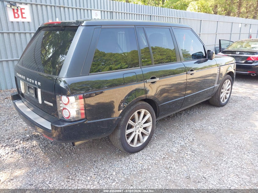 2011 Land rover RANGE ROVER VIN SALMF1E41BA332021 IAAI salvage auction — NORMAL WEAR, Clear (New Jersey), sold $2,200 on 2026-07-08 (photo 4)