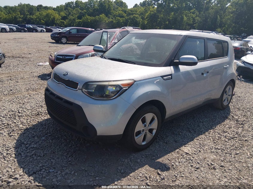 2016 Kia Soul VIN KNDJN2A2XG7842119 IAAI salvage auction — NORMAL WEAR, Clear (Tennessee), sold $500 on 2026-07-30 (photo 2)