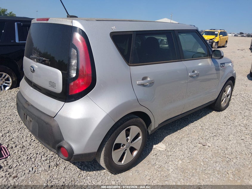 2016 Kia Soul VIN KNDJN2A2XG7842119 IAAI salvage auction — NORMAL WEAR, Clear (Tennessee), sold $500 on 2026-07-30 (photo 4)