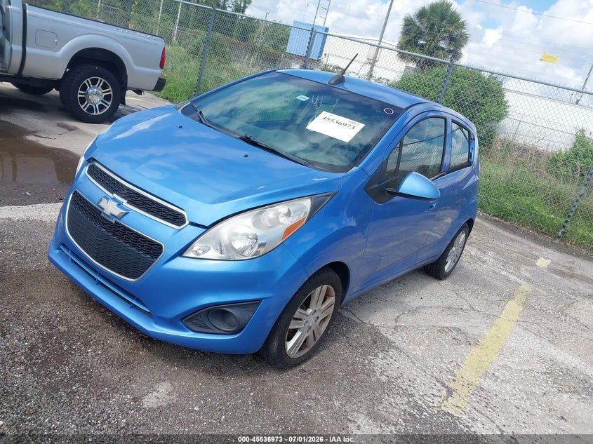 2015 Chevrolet Spark VIN KL8CD6S90FC739224 IAAI salvage auction — RIGHT FRONT, Clear (Florida), sold $825 on 2026-07-08 (photo 2)