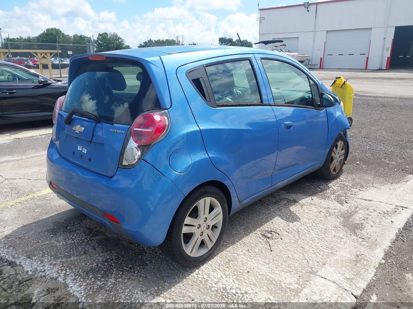 2015 Chevrolet Spark VIN KL8CD6S90FC739224 IAAI salvage auction — RIGHT FRONT, Clear (Florida), sold $825 on 2026-07-08 (photo 4)