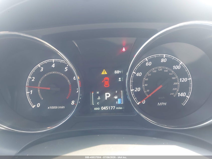 2016 Mitsubishi Outlander VIN JA4AP3AU5GZ033045 IAAI salvage auction — HAIL, Salvage Rebuilt (North Carolina), sold $1,250 on 2026-07-20 (photo 7)