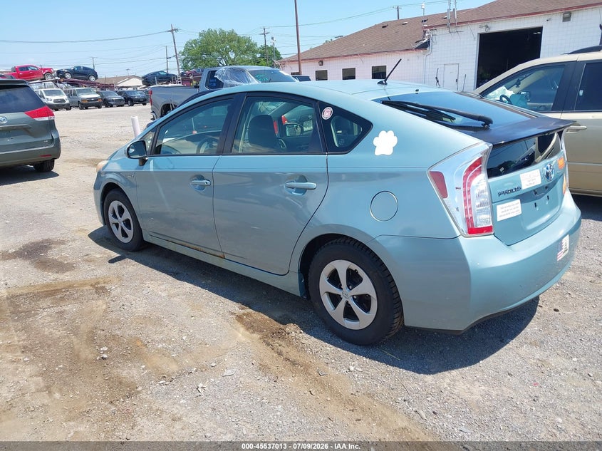2012 Toyota Prius VIN JTDKN3DU7C5454617 IAAI salvage auction — NORMAL WEAR, Clear (New York), sold $2,050 on 2026-07-15 (photo 3)