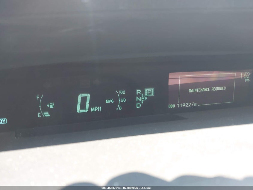 2012 Toyota Prius VIN JTDKN3DU7C5454617 IAAI salvage auction — NORMAL WEAR, Clear (New York), sold $2,050 on 2026-07-15 (photo 7)