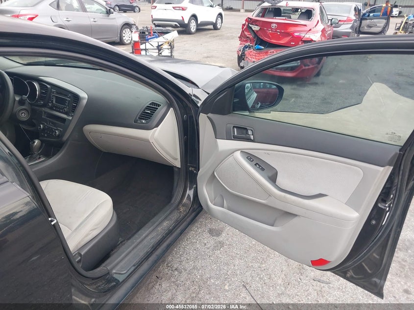 2012 Kia Optima VIN KNAGM4A74C5274070 IAAI salvage auction — FRONT END, Rebuildable (Florida), sold $575 on 2026-07-28 (photo 5)