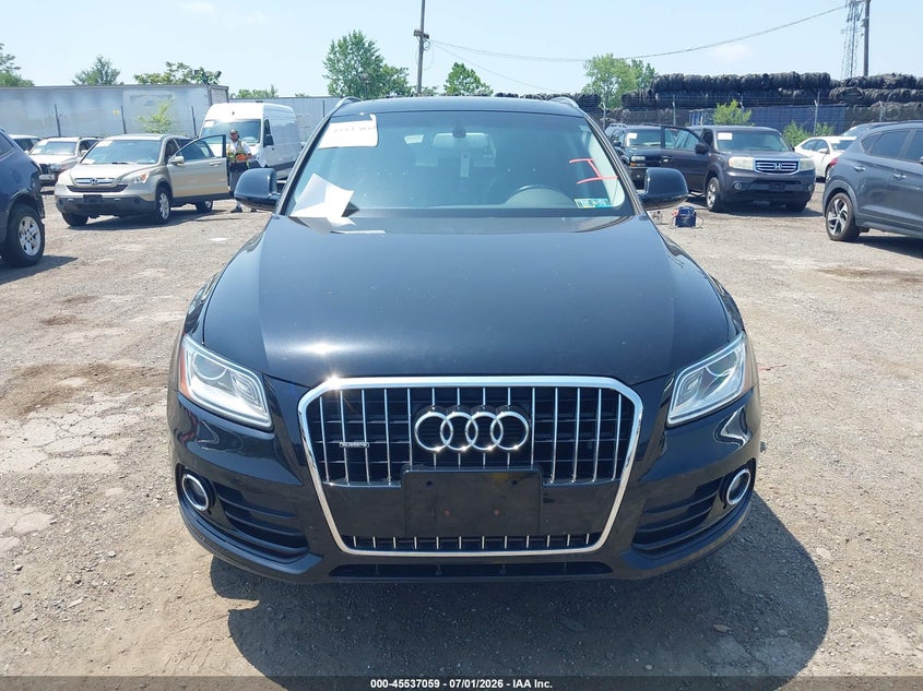 2016 Audi Q5 VIN WA1L2AFP3GA035356 IAAI salvage auction — NORMAL WEAR, Clear (Pennsylvania), sold $3,700 on 2026-07-17 (photo 6)