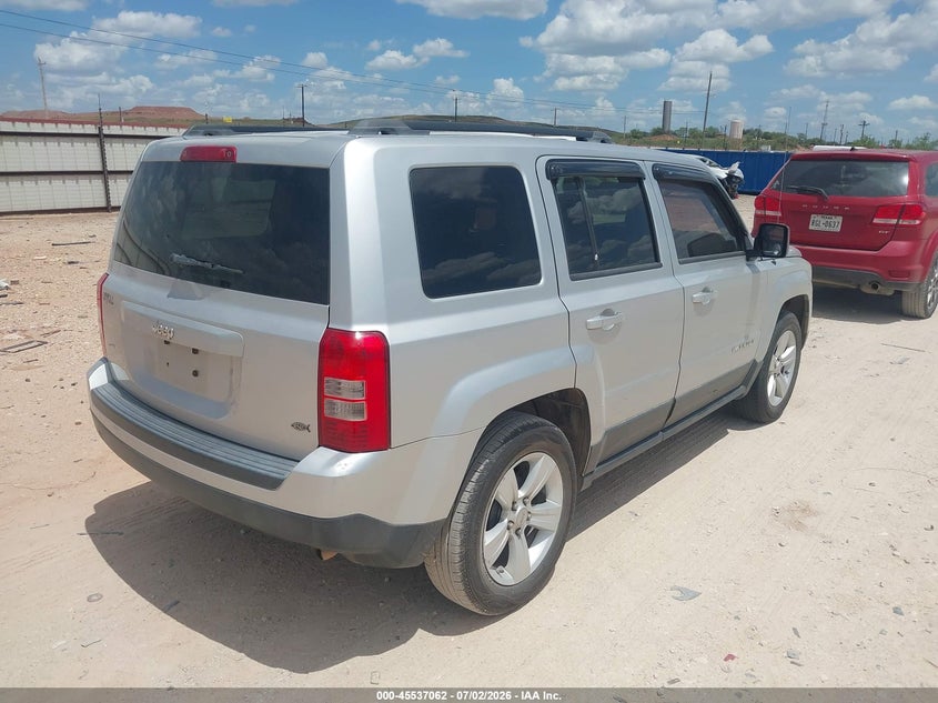 2013 Jeep Liberty (patriot) VIN 1C4NJPBB6DD102265 IAAI salvage auction — NORMAL WEAR, Original (Texas), sold $1,600 on 2026-07-09 (photo 4)