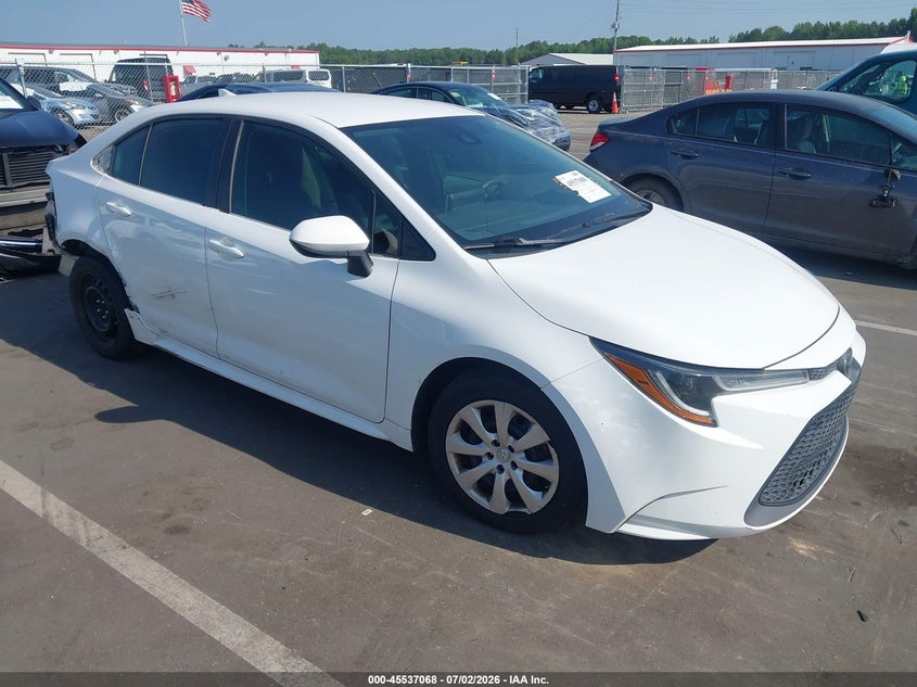 2020 Toyota Corolla VIN 5YFEPRAEXLP106966 IAAI salvage auction — REAR END, Salvage (North Carolina), sold $4,650 on 2026-07-22 (photo 1)