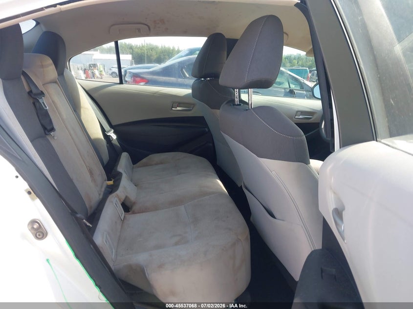 2020 Toyota Corolla VIN 5YFEPRAEXLP106966 IAAI salvage auction — REAR END, Salvage (North Carolina), sold $4,650 on 2026-07-22 (photo 8)