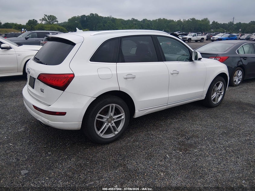 2015 Audi Q5 VIN WA1LFAFPXFA096027 IAAI salvage auction — NORMAL WEAR, Clear (Maryland), sold $1,350 on 2026-07-20 (photo 4)