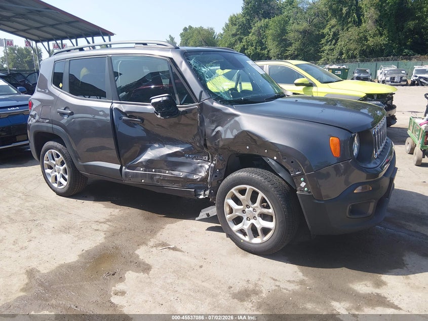 2016 Jeep Renegade VIN ZACCJBBT8GPE17500 IAAI salvage auction — SIDE, Salvage - Greater Than 75% (Maryland), sold $1,200 on 2026-08-13 (photo 1)