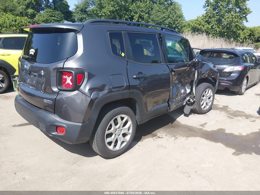 2016 Jeep Renegade VIN ZACCJBBT8GPE17500 IAAI salvage auction — SIDE, Salvage - Greater Than 75% (Maryland), sold $1,200 on 2026-08-13 (photo 4)