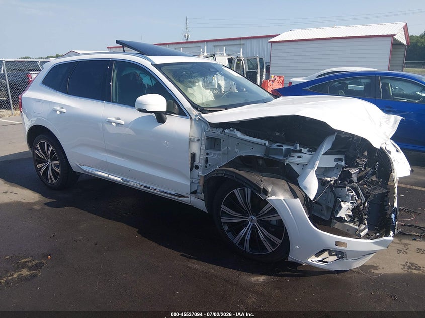 2023 Volvo Xc60 VIN YV4L12DN1P1211849 IAAI salvage auction — FRONT END, Salvage (North Carolina), sold $3,950 on 2026-07-22 (photo 1)