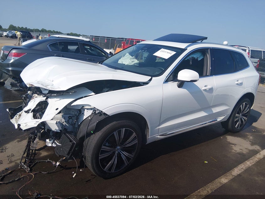 2023 Volvo Xc60 VIN YV4L12DN1P1211849 IAAI salvage auction — FRONT END, Salvage (North Carolina), sold $3,950 on 2026-07-22 (photo 2)