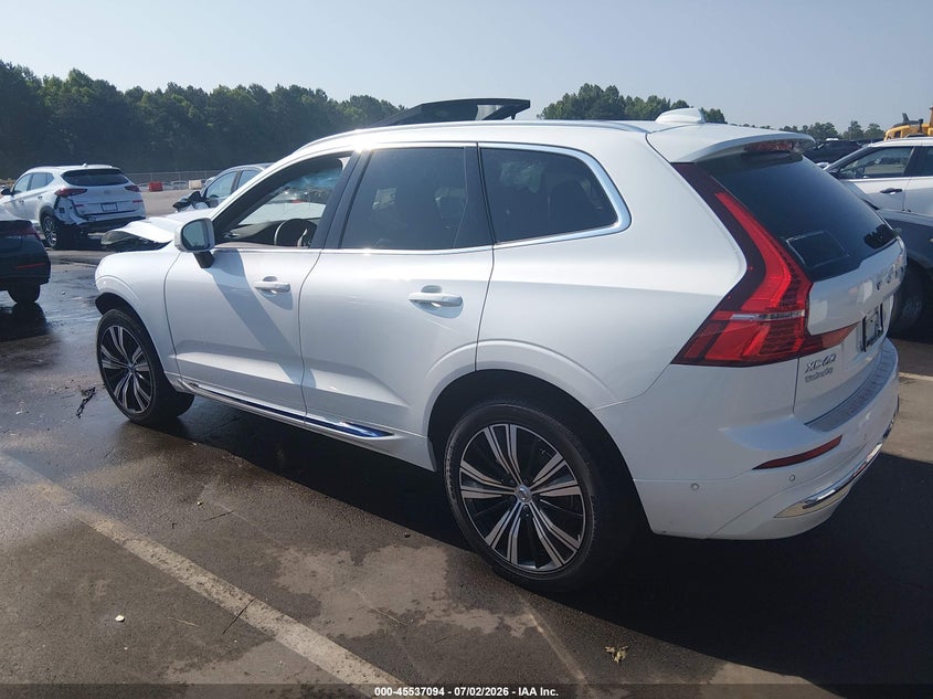 2023 Volvo Xc60 VIN YV4L12DN1P1211849 IAAI salvage auction — FRONT END, Salvage (North Carolina), sold $3,950 on 2026-07-22 (photo 3)