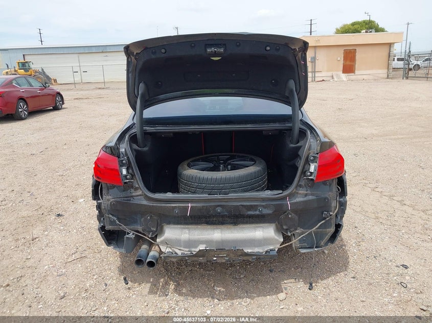 2015 BMW 4er VIN WBA3N7C5XFK225079 IAAI salvage auction — REAR END, Salvage Title, sold $2,150 on 2026-08-10 (photo 6)