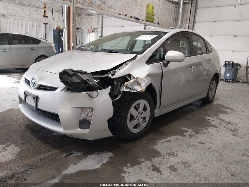 2011 Toyota Prius VIN JTDKN3DUXB0256514 IAAI salvage auction — FRONT END, Bill Of Sale (Alaska), sold $850 on 2026-07-31 (photo 2)