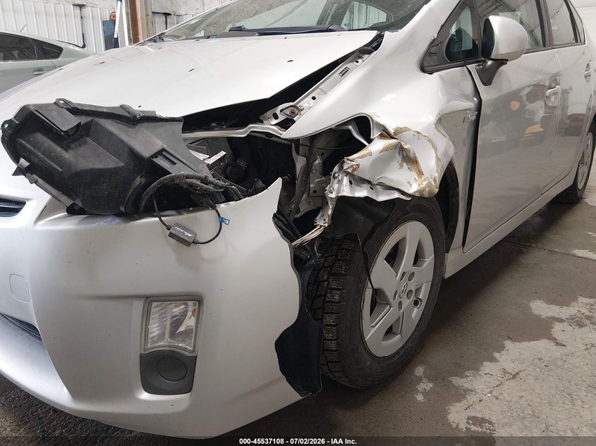 2011 Toyota Prius VIN JTDKN3DUXB0256514 IAAI salvage auction — FRONT END, Bill Of Sale (Alaska), sold $850 on 2026-07-31 (photo 6)
