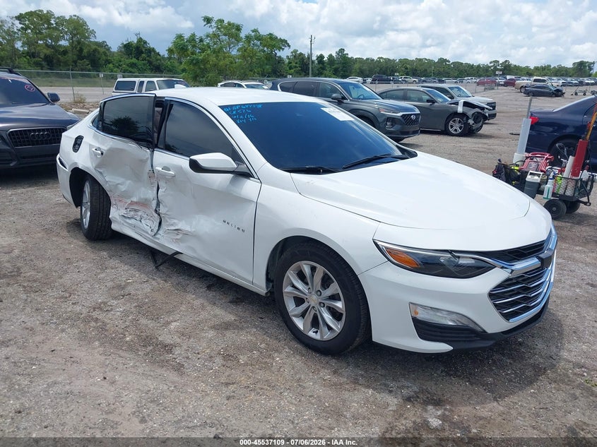 2023 Chevrolet Malibu VIN 1G1ZD5ST9PF161656 IAAI salvage auction — RIGHT SIDE, Certificate Of Destruction (Florida), sold $2,650 on 2026-08-22 (photo 1)