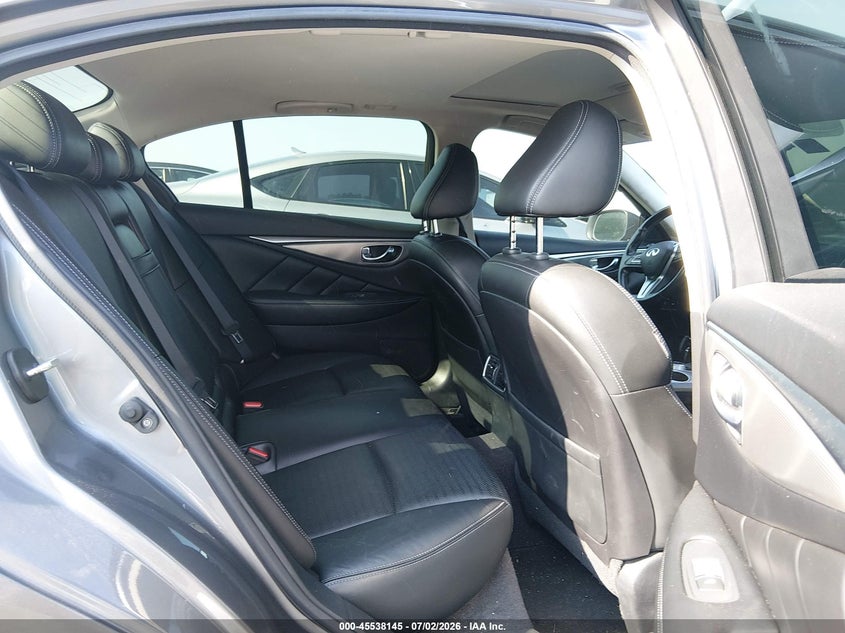 2019 Infiniti Q50 VIN JN1EV7AP0KM541592 IAAI salvage auction — REAR END, Nrc Lienholder Repossession Paperwork (Texas), sold $2,775 on 2026-07-29 (photo 8)