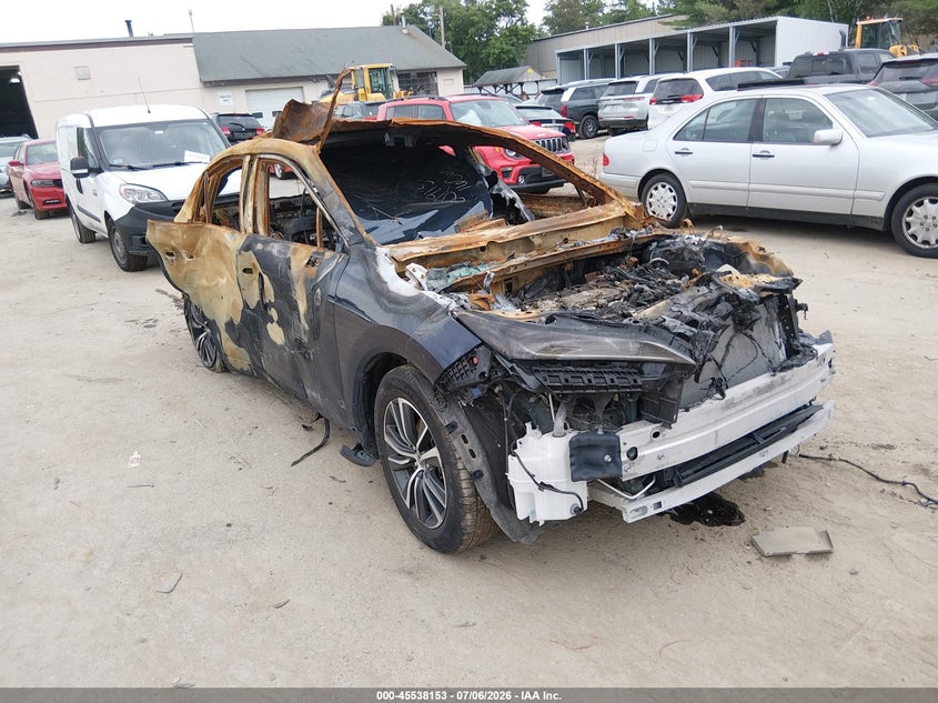 2022 Toyota Venza VIN JTEAAAAH6NJ107949 IAAI salvage auction — ENGINE BURN, Salvage Title, sold $125 on 2026-07-15 (photo 1)