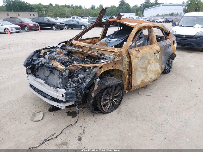 2022 Toyota Venza VIN JTEAAAAH6NJ107949 IAAI salvage auction — ENGINE BURN, Salvage Title, sold $125 on 2026-07-15 (photo 2)