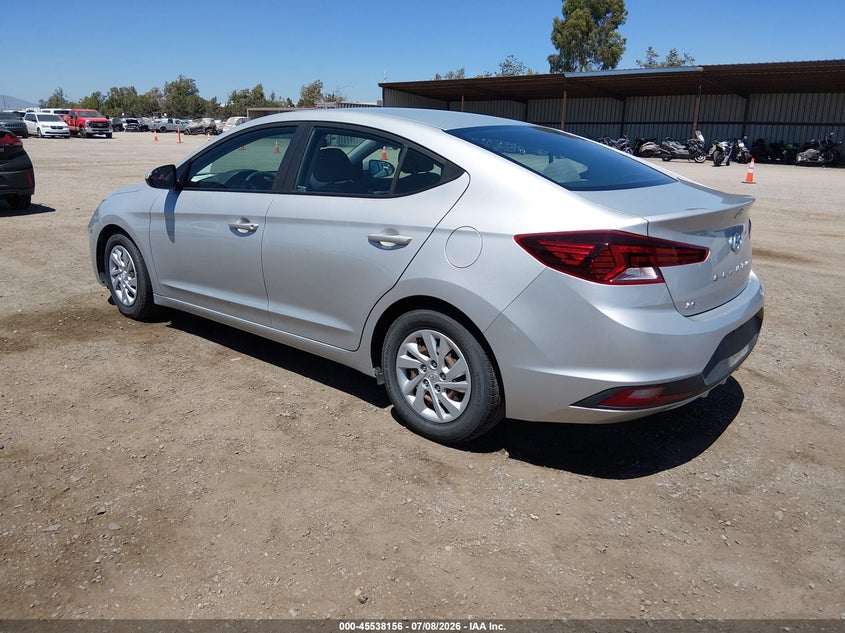 2019 Hyundai Elantra VIN 5NPD74LF0KH439435 IAAI salvage auction — NORMAL WEAR, SF97 (California), sold $9,000 on 2026-08-25 (photo 3)