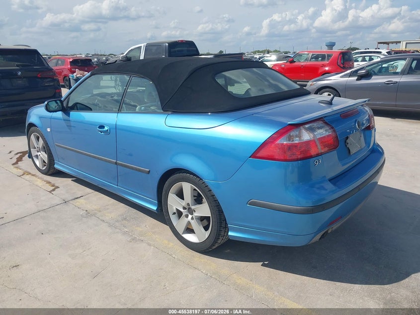 2007 Saab 9-3 VIN YS3FH71U976002181 IAAI salvage auction — FRONT END, Original (Texas), sold $2,850 on 2026-08-17 (photo 3)