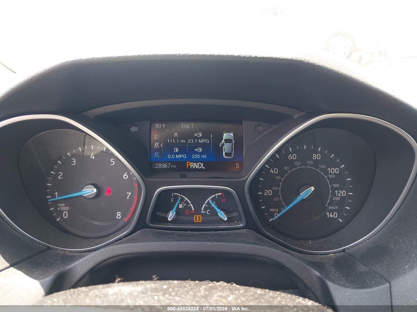 2017 Ford Focus VIN 1FADP3F2XHL296880 IAAI salvage auction — FRONT END, Sf97 (Illinois), sold $8,050 on 2026-09-03 (photo 7)