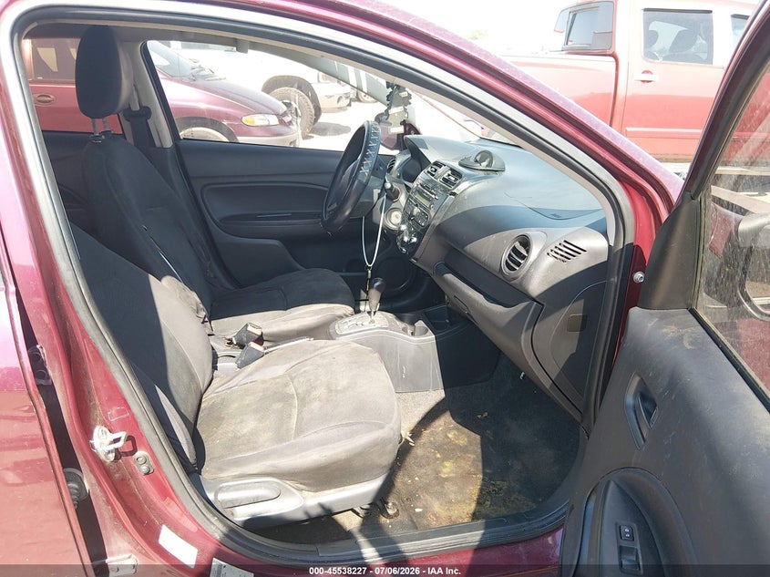 2017 Mitsubishi Mirage VIN ML32F3FJ8HHF16389 IAAI salvage auction — NORMAL WEAR, Original (Texas), sold $575 on 2026-08-23 (photo 5)